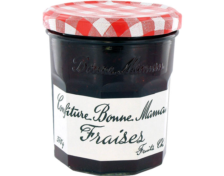 La confiture de Fraises Bonne Maman