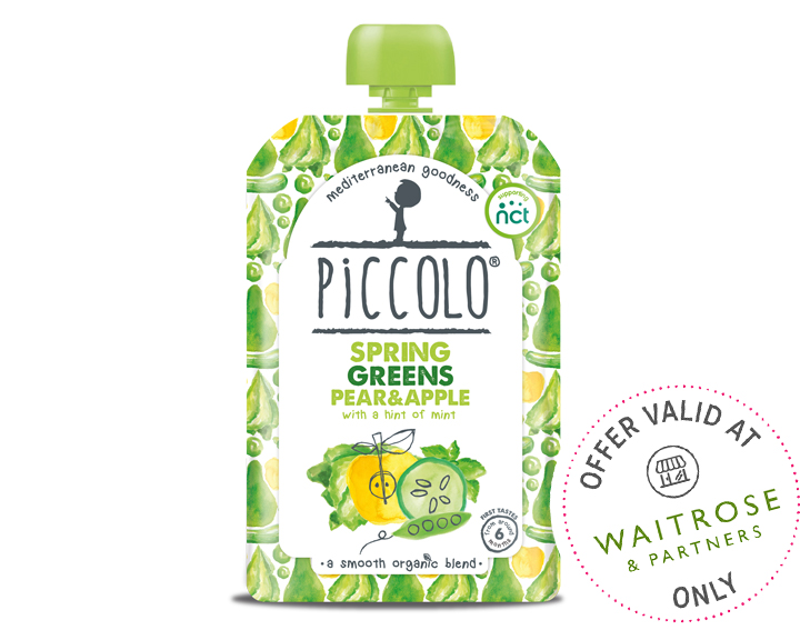 Organic Spring Greens Pear & Apple 100g