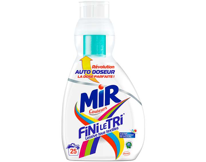 Liquide super concentré avec Auto Doseur 850ml Mir Fini le Tri