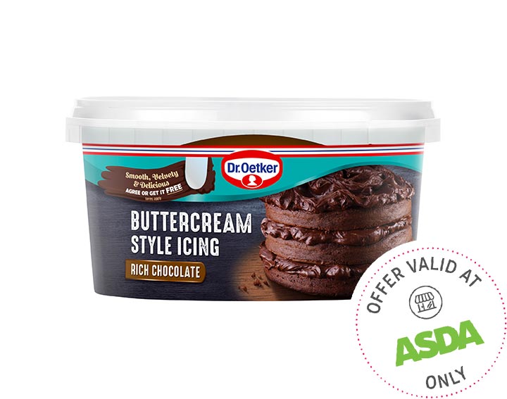 Rich Chocolate Buttercream Style Icing 400g