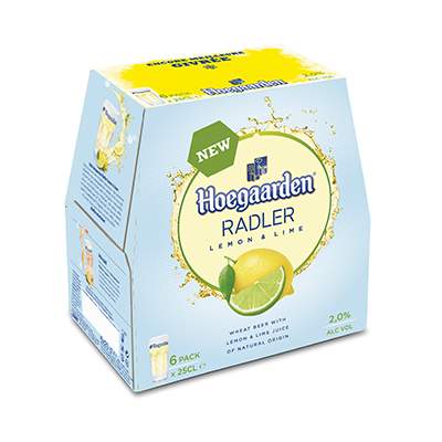 Hoegaarden Radler Lemon & Lime - pack de 6x25cl