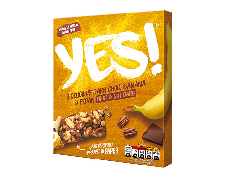 Banana and Pecan Nut Bar 3 pack