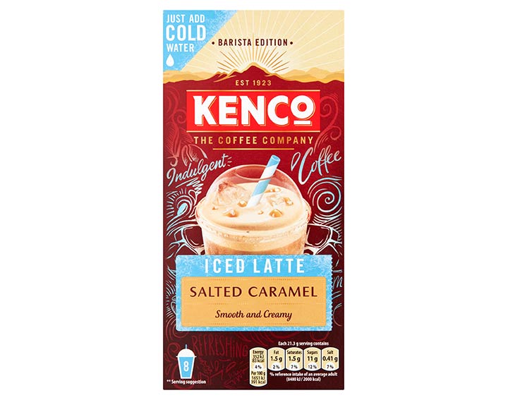 Instant Iced Latte Salted Caramel 8x21.5g