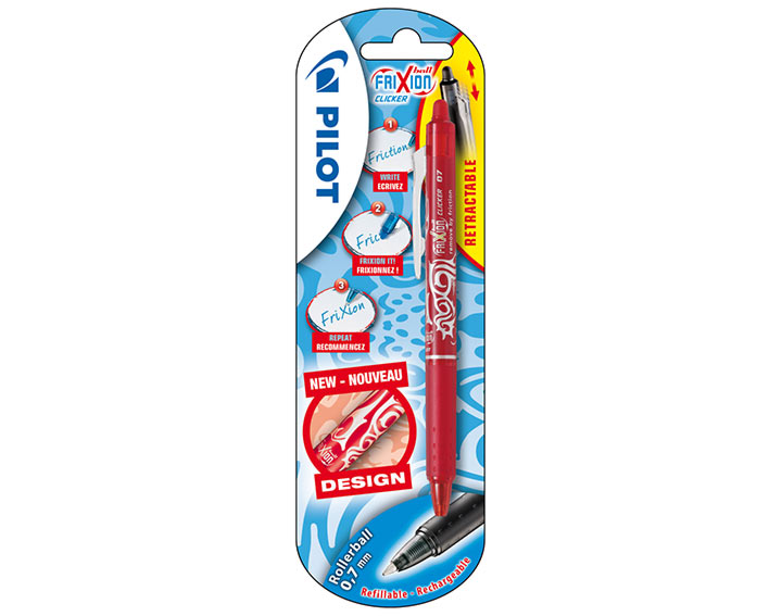 Blister FriXion Ball Clicker X1 - Disponible dans 4 coloris