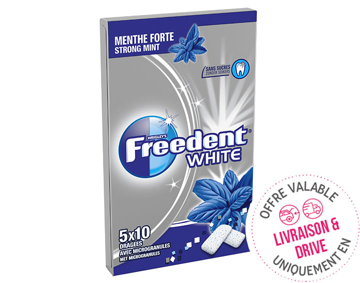 White Menthe Forte 5x10 Dragées