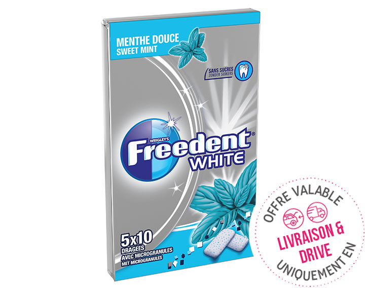 White Menthe Douce 5x10 Dragées
