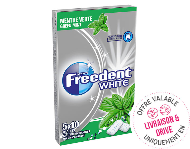 White Menthe Verte 5x10 Dragées