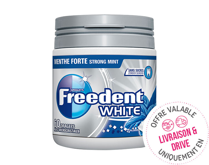 White Menthe Forte Box 60 Dragées