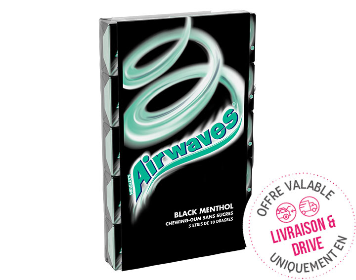 Black Menthol 5x10 Dragées