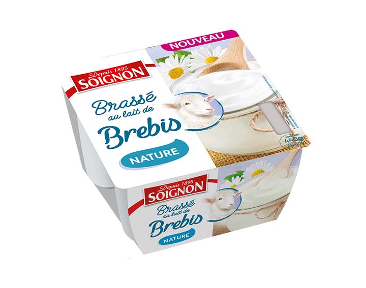Yaourt brassé nature au lait de brebis 