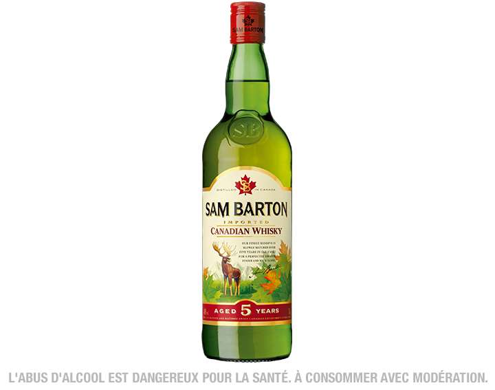 SAM BARTON Canadian Whisky 70cl