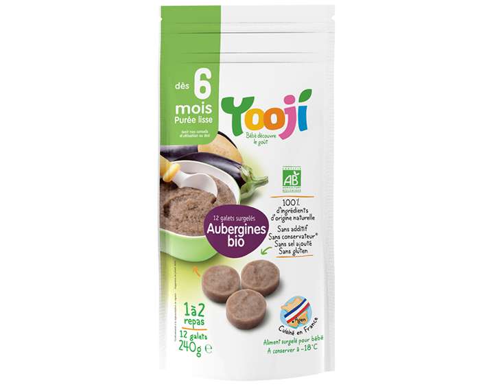 Purée Bio 6 mois et plus Aubergines (240g)