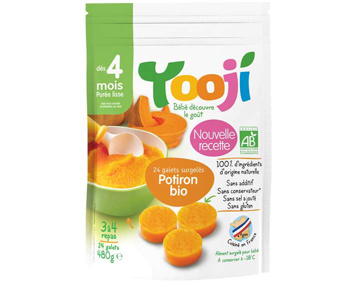 Purée Bio 4 mois et plus Potiron (480g)