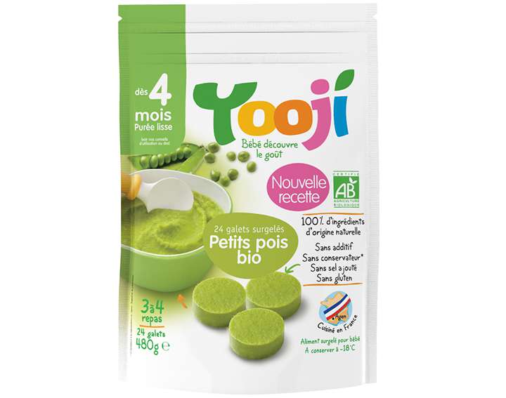 Purée Bio 4 mois et plus Petits pois (480g)