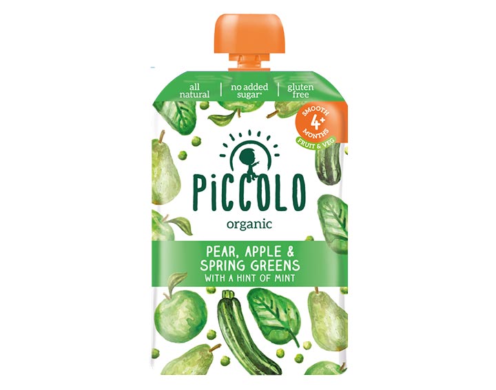 Spring Greens Pear & Apple Stage 1 -100g