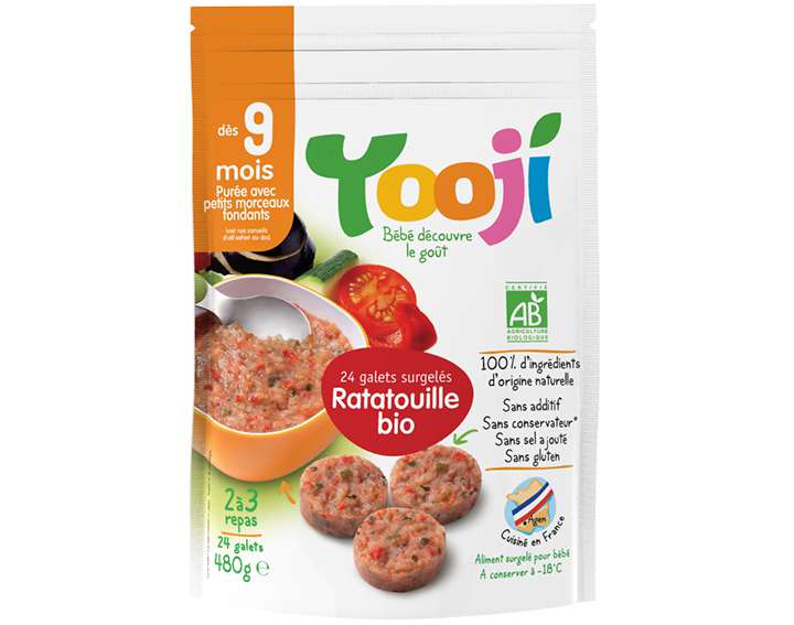 Purée Bio 9 mois et plus Ratatouille (480g) 
