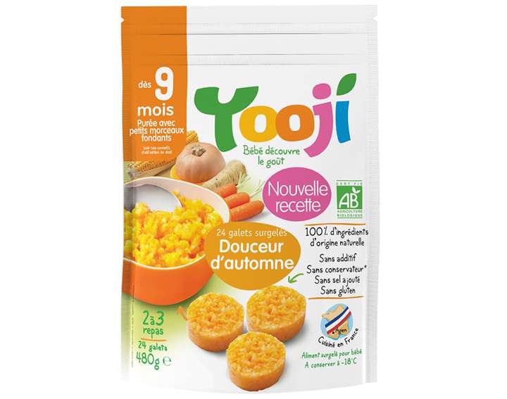 Purée Bio 9 mois et plus Douceur d'automne (480g) 