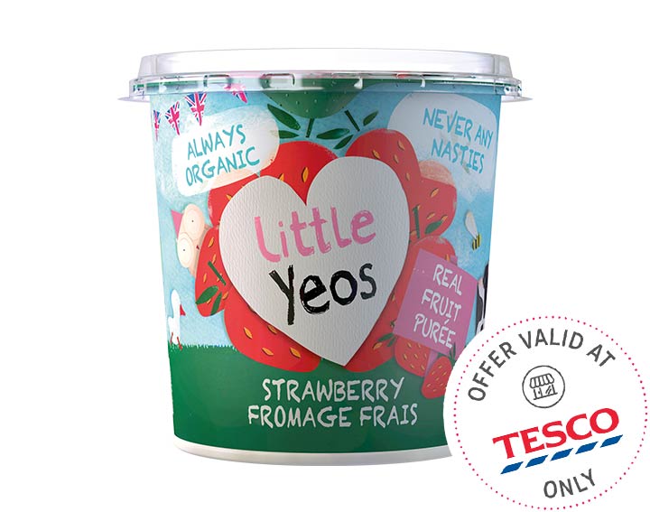Strawberry Fromage Frais Big Pots 340g