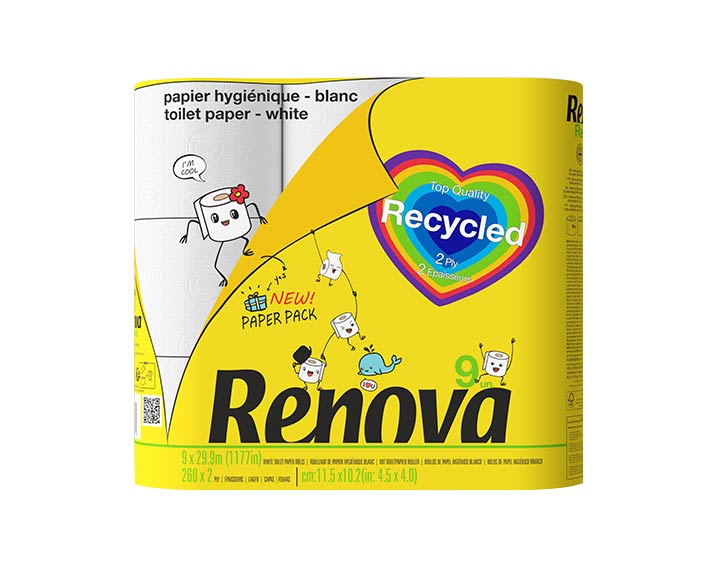 Papier hygiénique recylcled x9