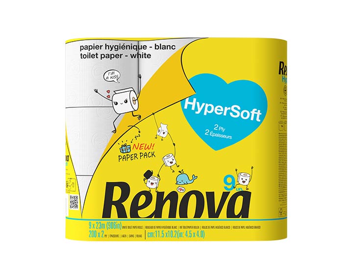 Papier hygiénique hypersoft x9