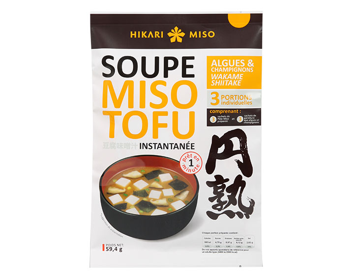 Soupe Miso Tofu - Algues & Champignons