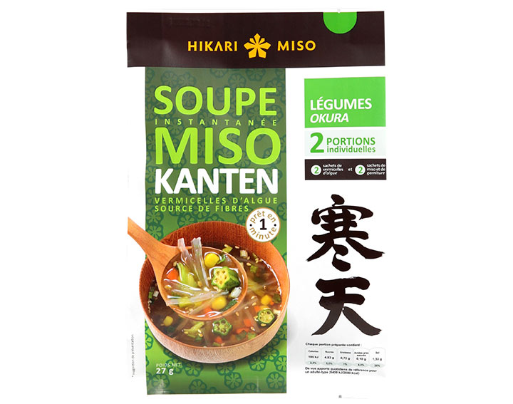 Soupe Miso Kanten - Légumes