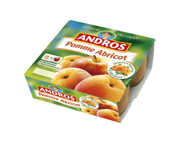 Dessert Fruitier Andros  - Pomme Abricot