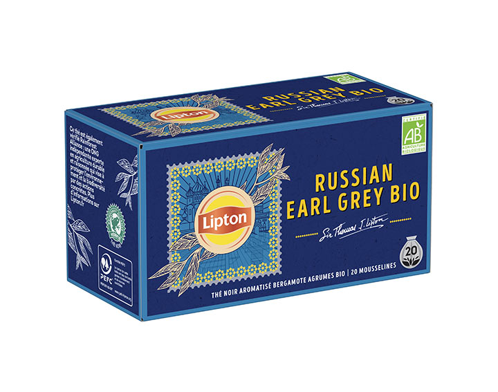 Thé Noir Russian Earl Grey Bio 20 sachets