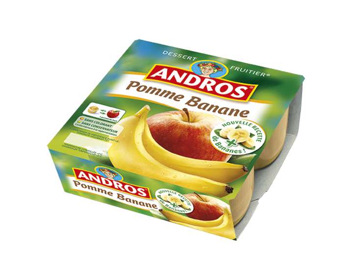 Dessert Fruitier Andros  - Pomme Banane