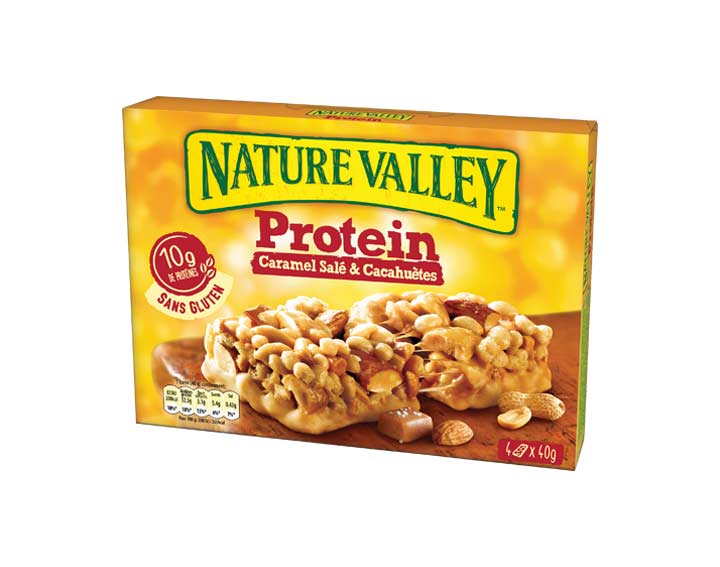 Protein Caramel Salé & Cacahuètes 4 x 40g