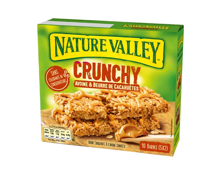 Crunchy Avoine & Beurre de Cacahuètes 5 x 42g