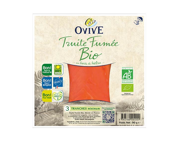 Truite Fumée Bio au bois de hêtre