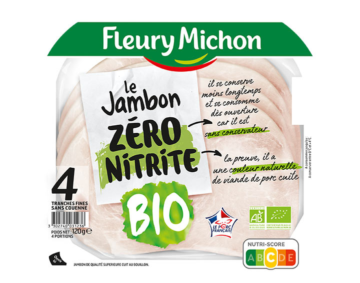 Jambon de Porc Bio 4T 120g