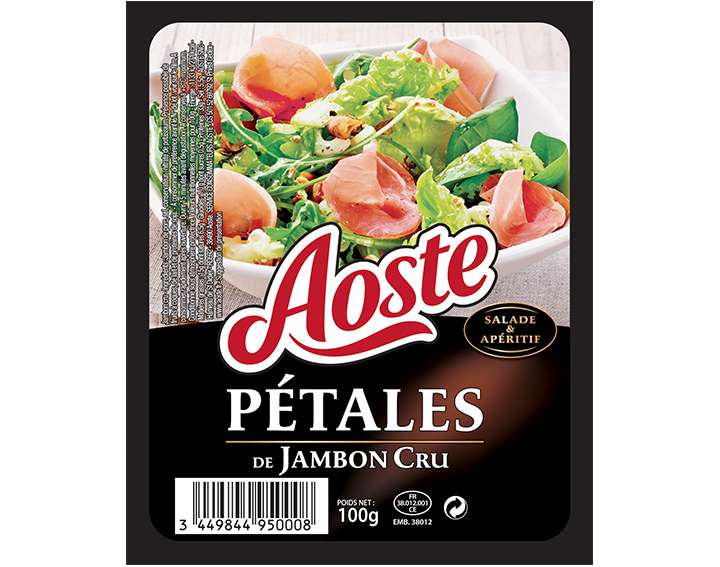Pétales de Jambon Cru Aoste 100g