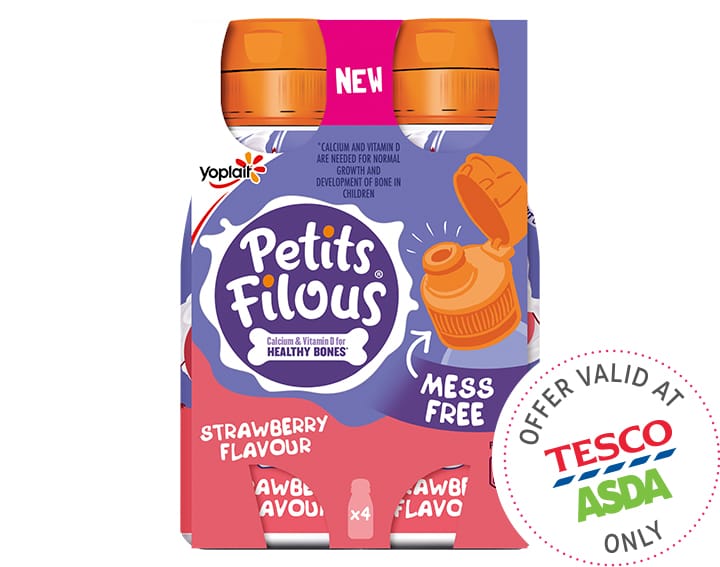 Strawberry drinking yogurt 4x100g