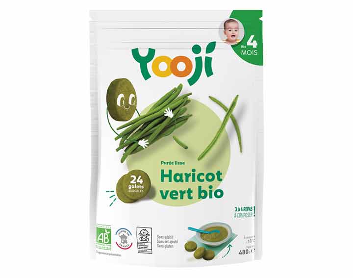 Haricot vert bio - 24 galets x 20g