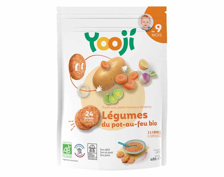 Légumes au pot au feu bio - 24 galets x 20g