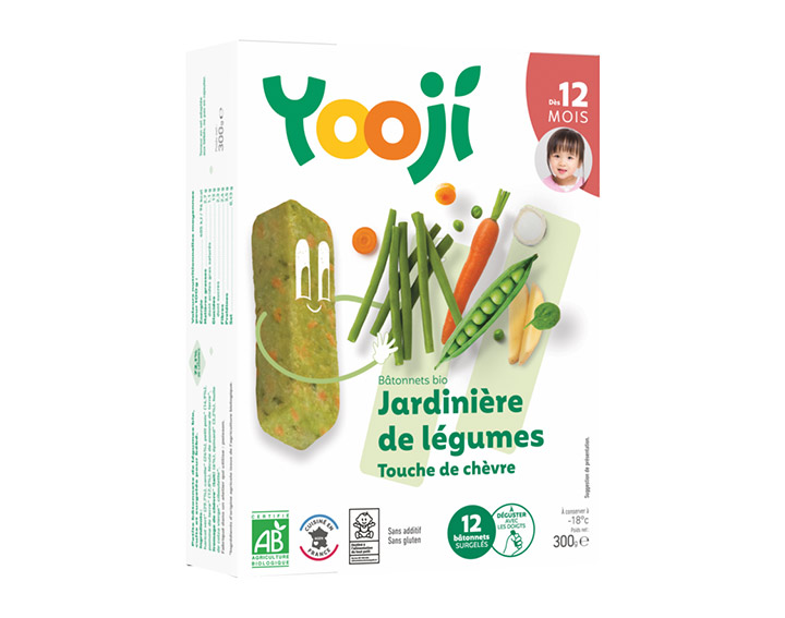 Jardinière de légume bio, touche de chèvre