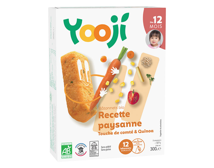 Recette paysanne bio, touche de comté & quinoa 