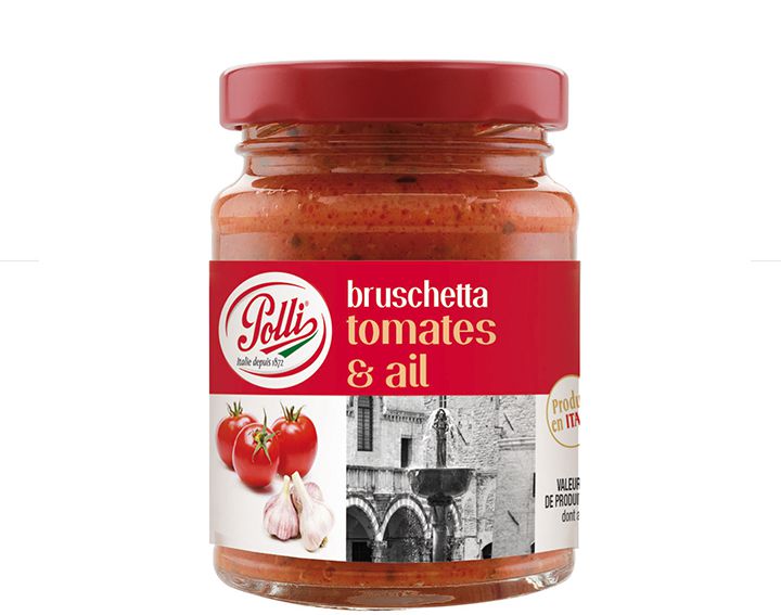 Bruschetta de tomates et ail