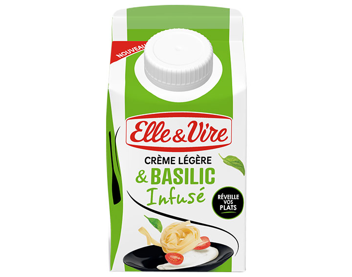 Crème légère & Basilic infusé 25cl