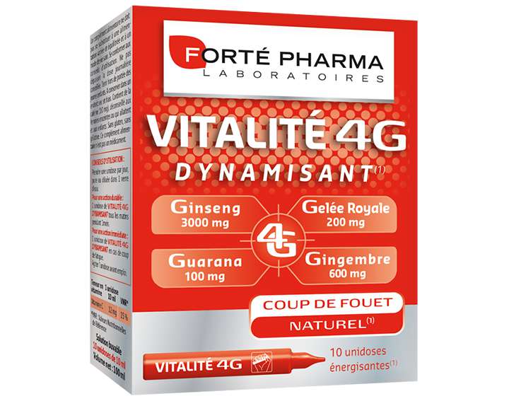 Vitalité 4G Dynamisant 10 unidoses