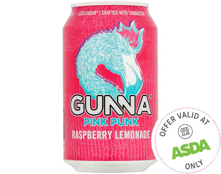 Pink Punk Natural Raspberry & Lemon 300ml