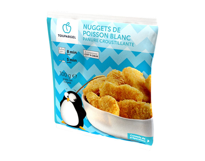 Nuggets de poisson blanc