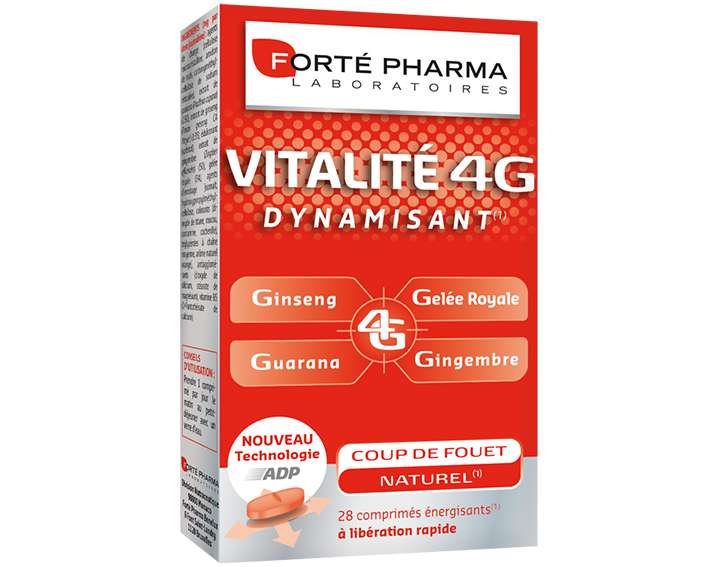 Vitalité 4G Dynamisant 28 comprimés