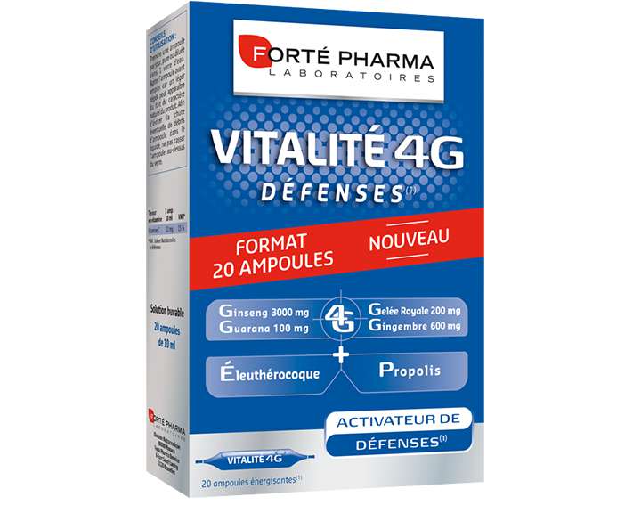 Vitalité 4G Défenses 20 ampoules