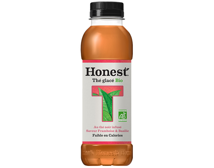 Thé glacé bio saveur Framboise & Basilic 375ml