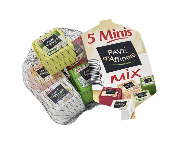 5 Minis Pavé d’Affinois Mix 130g