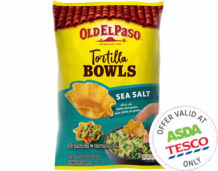 Old El Paso Tortilla Bowls 150g