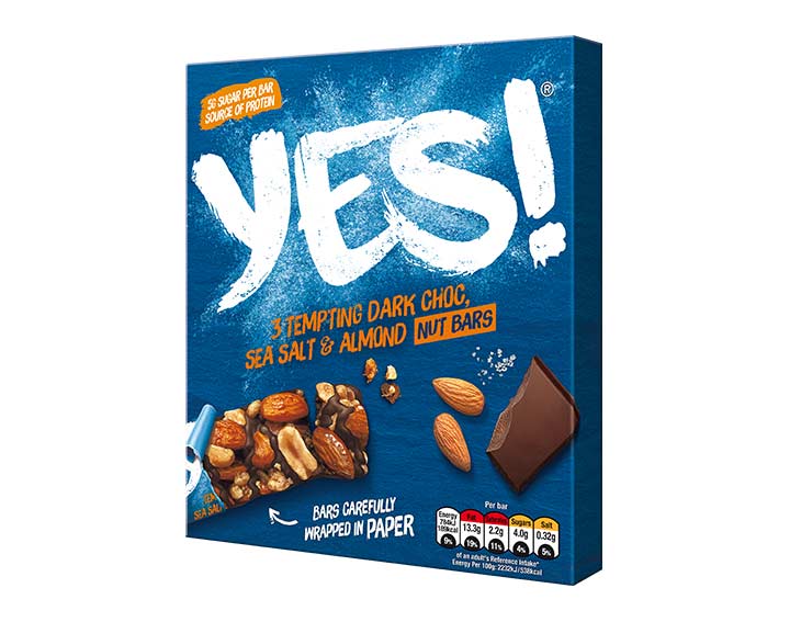 Dark Chocolate, Almond and Sea Salt 3x35g